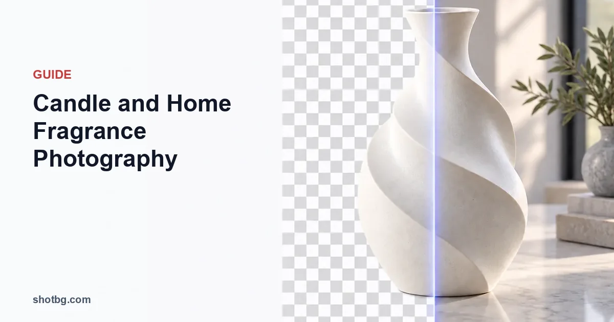 Candle and Home Fragrance Photography: Glass, Wax and Flame