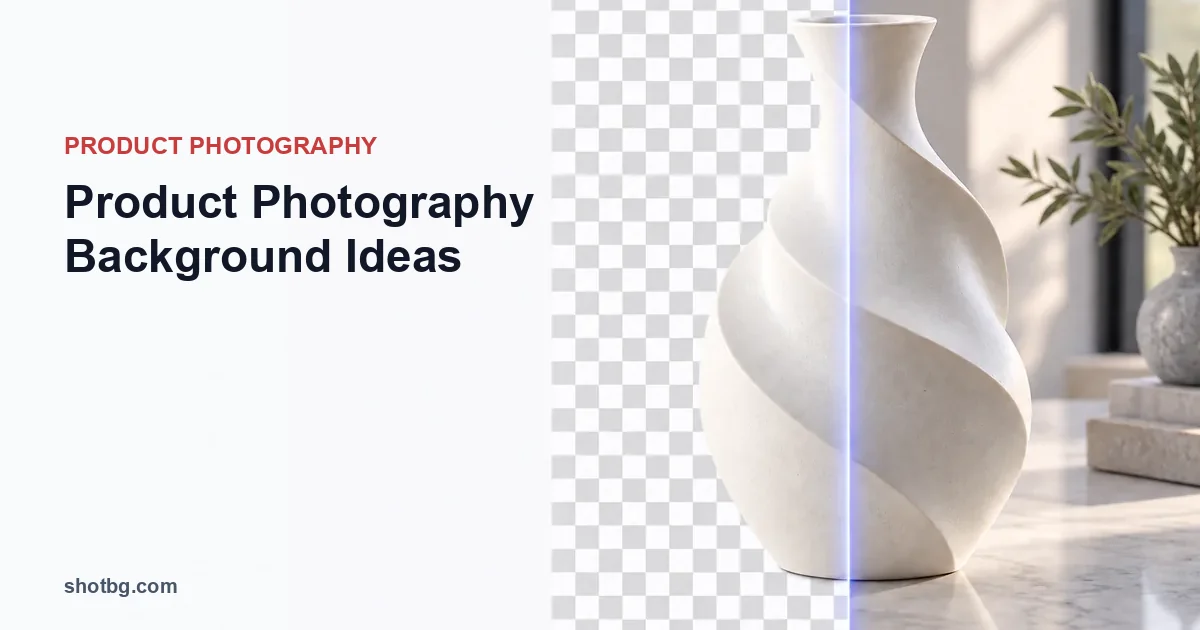 Product Photography Background Ideas: Choose by Material and Purpose